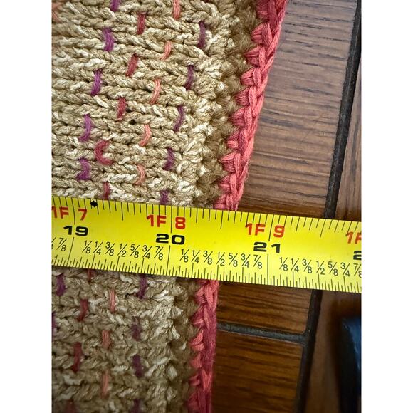 Sigrid Olsen Sport Hand Knit Floral Cardigan Silk Embroidery Boho Artsy Sweater - Picture 9 of 9